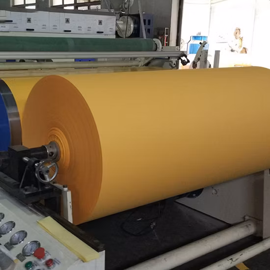 Garantie de qualité de papier de libération de relief par silicium simple en plastique jaune blanc double